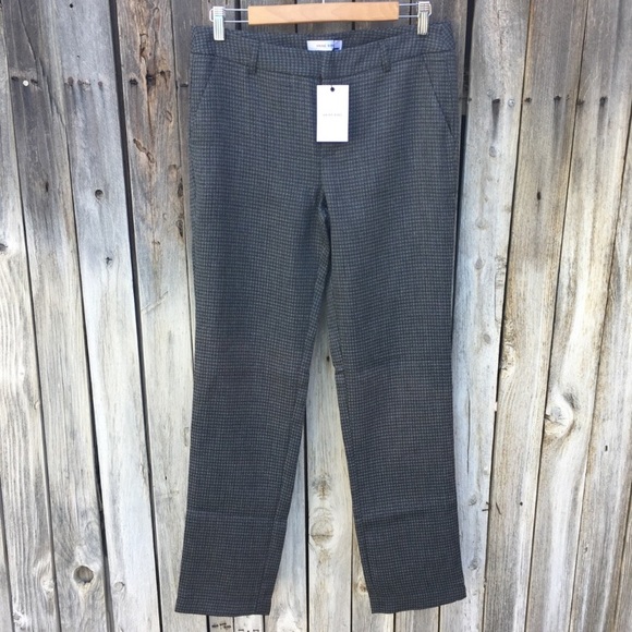 Anine Bing Pants - NWT Anine Bing Plaid Tuxedo Pant Grey Black S